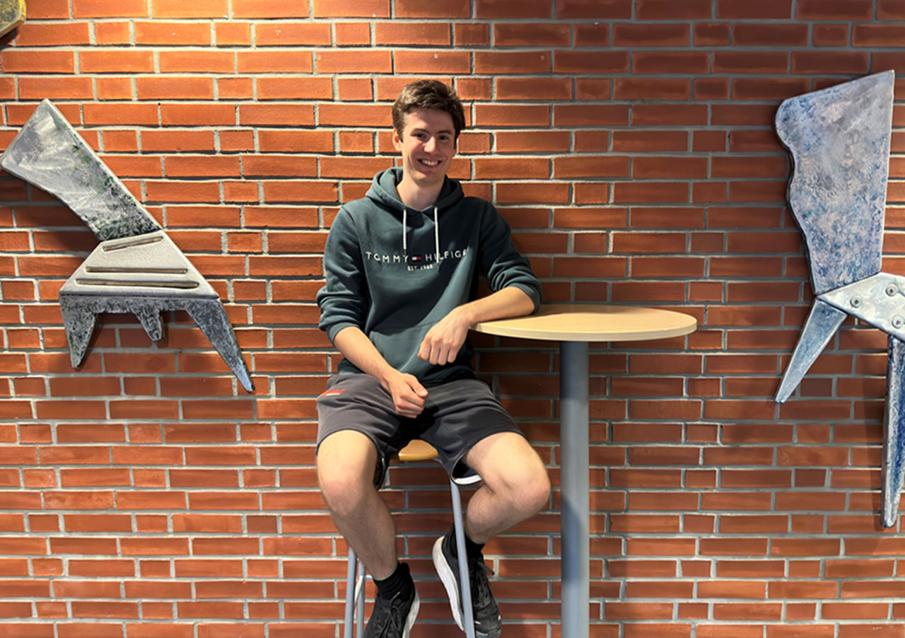 Andreas Elveseter Sande har store forhåpningar til dei nye realfagsromma.