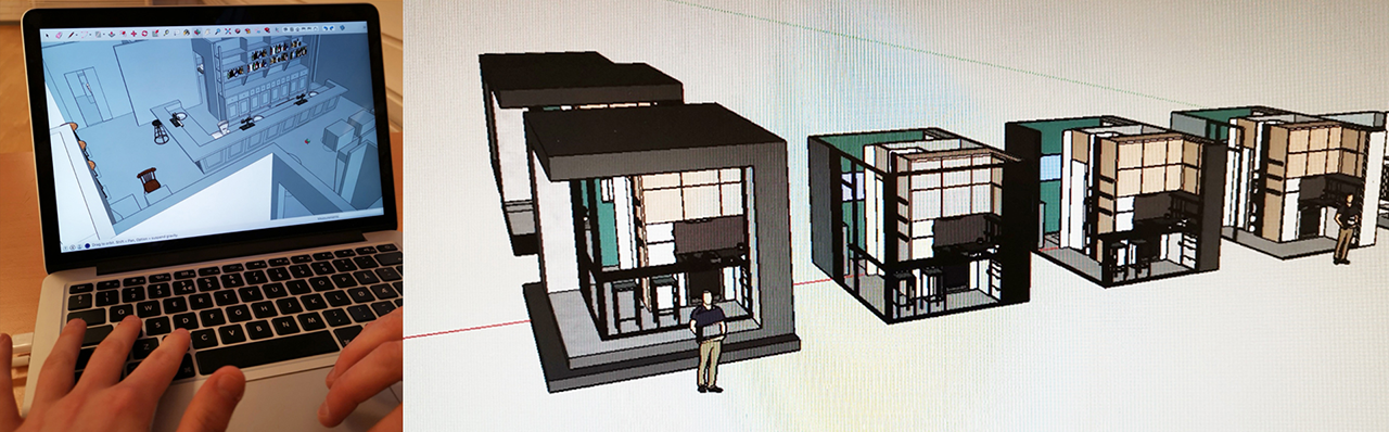 Bruk av programmet sketch up til utforming av arkitektur og interiør