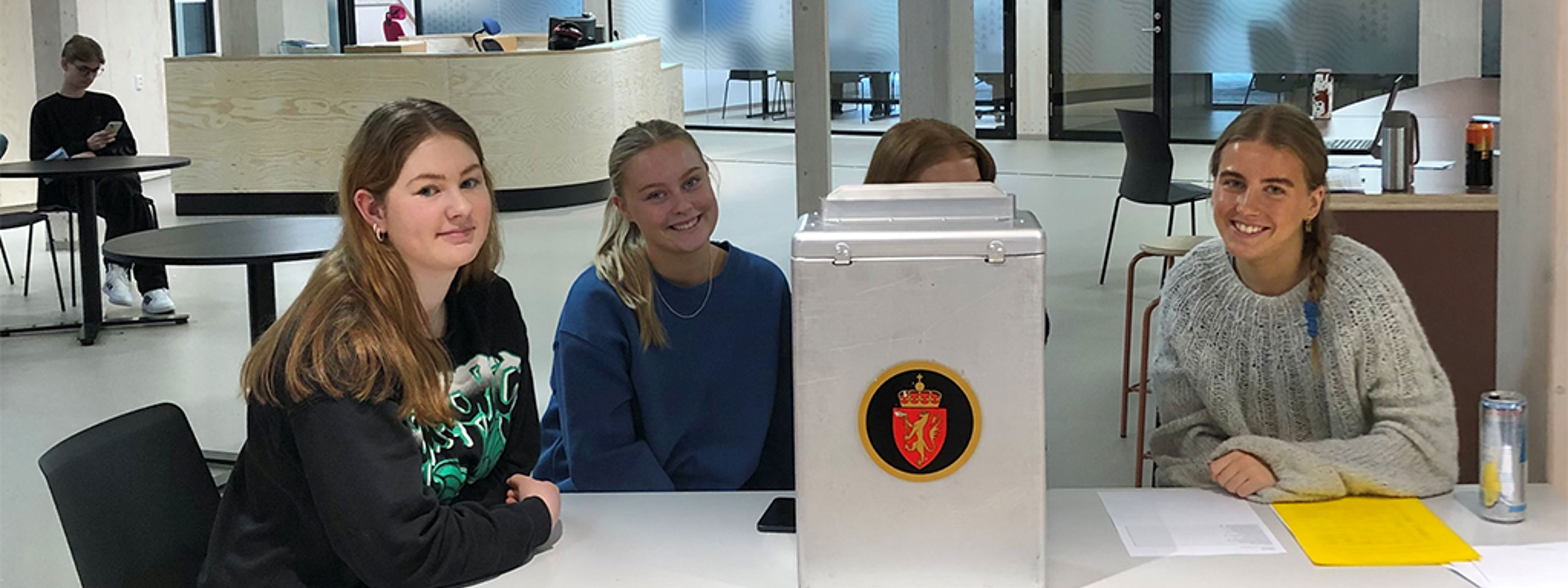 Frå skulevalet ved Førde vidaregåande skule hausten 2023.